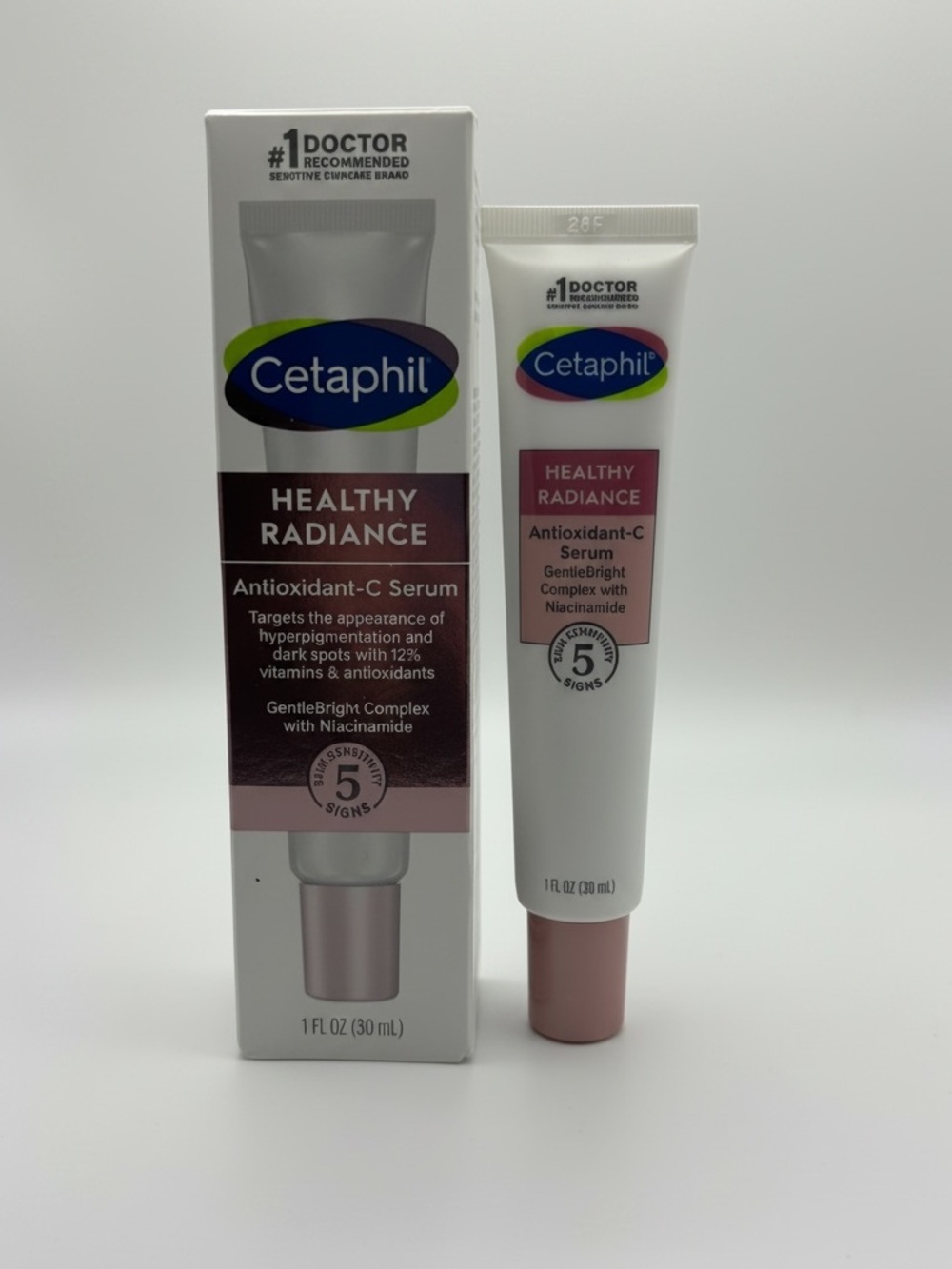 Cetaphil Healthy Radiance Antioxidant-C Serum Niacinamide 1 oz New
